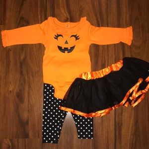 Baby girl Halloween set